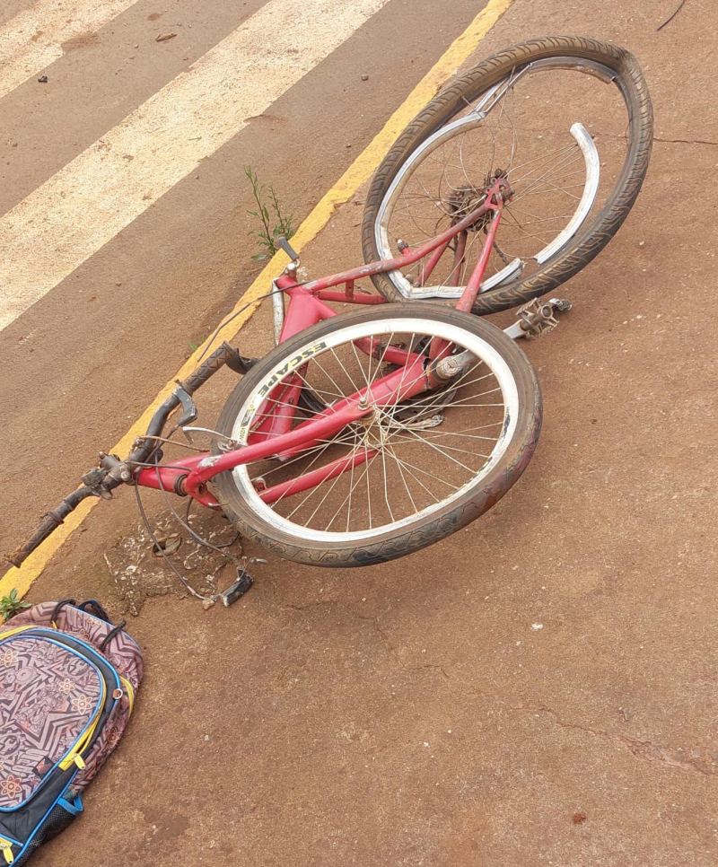 Menino fica gravemente ferido em acidente de trânsito em Eugênio de Castro