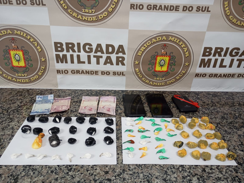 Brigada Militar realiza prisão por tráfico de entorpecentes durante Operação Saturação em Santo Ângelo 