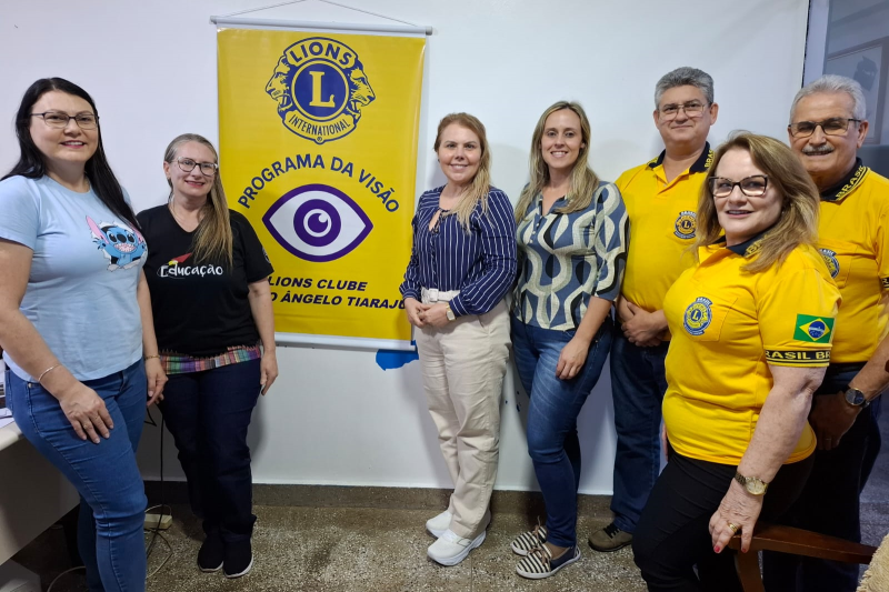 Lions Club Tiaraju realiza testes de acuidade visual no Odão Felippe Pippi