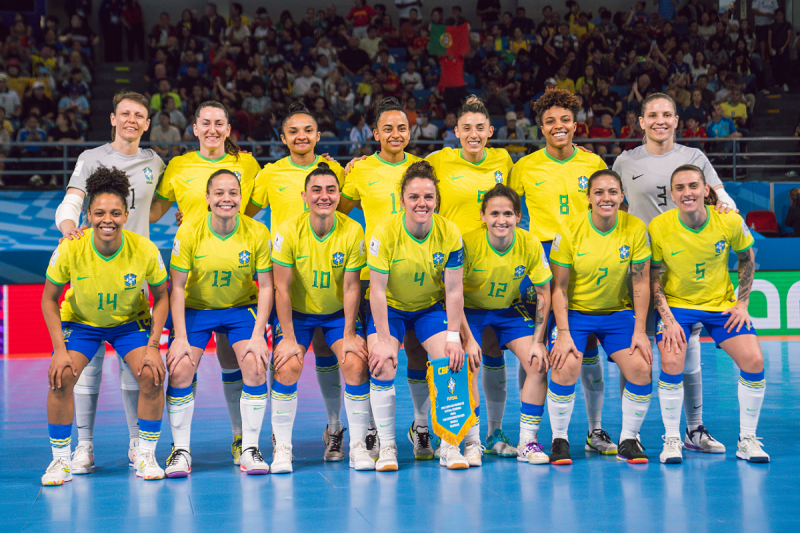 Campeãs! Brasil conquista a Copa do Mundo Feminina de Futsal após vitória sobre Portugal