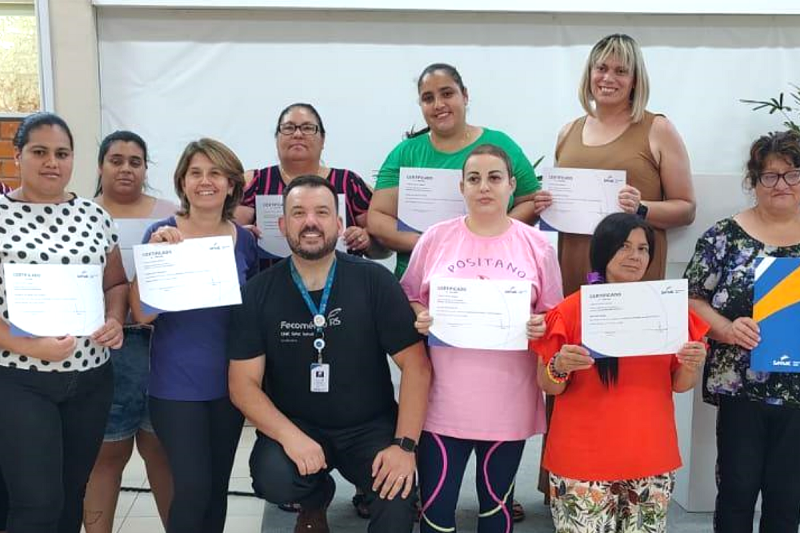 Grupo Espírita Seara do Mestre conclui curso de doces e salgados