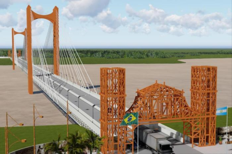 Empresários chegam a Porto Xavier para dar início às negociações da ponte internacional com a Argentina