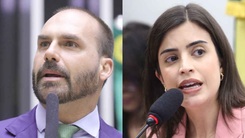 Cármen vota para condenar Eduardo Bolsonaro por ataque contra Tabata Amaral