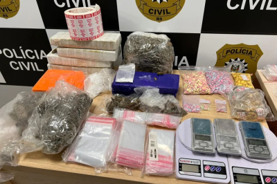 Mulher é presa com mais de R$ 300 mil em drogas no município de Marau