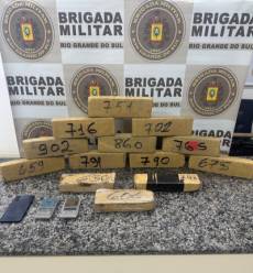 Brigada Militar prende mulher com 9,5 quilos de maconha em Santo Ângelo 