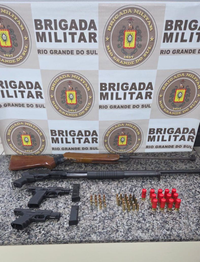 Brigada Militar prende indivíduo por posse ilegal de arma de fogo em Santo Ângelo