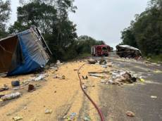 Identificadas as vítimas do grave acidente na ERS-344, entre Santo Ângelo e Giruá