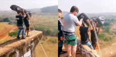 Instrutor de rope jump preso publicou vídeo simulando arremesso de “corpo” de ponte em 2022
