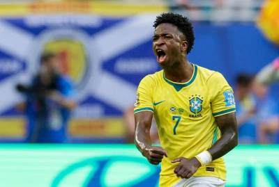 Vini Jr marca duas vezes e Brasil goleia a Escócia por 3 a 0 na Copa do Mundo