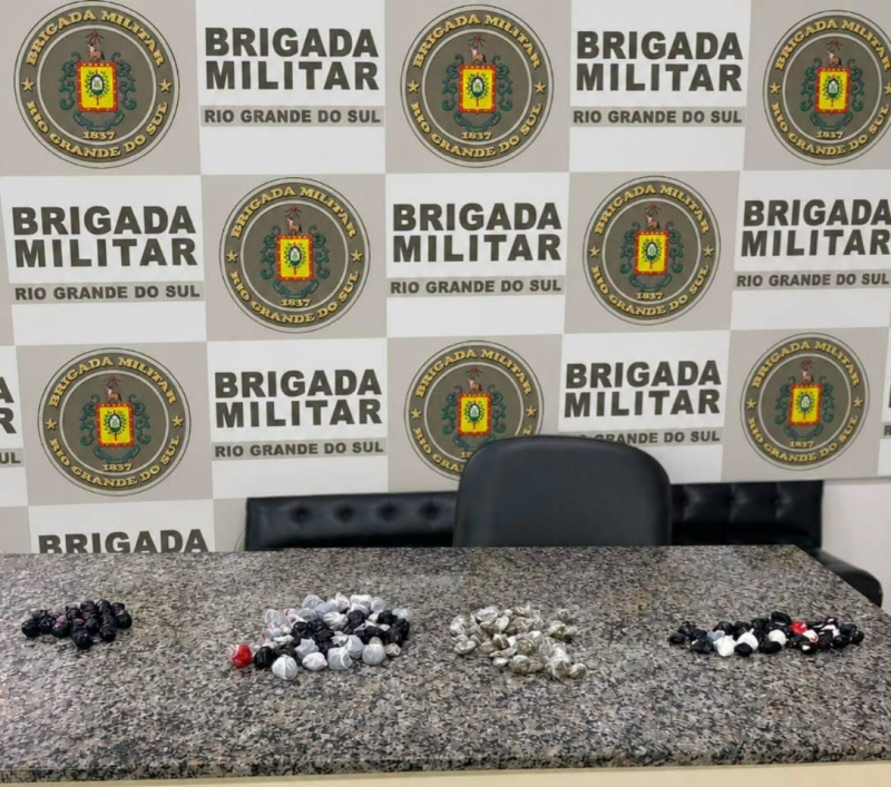 Brigada Militar prende dupla por tráfico de drogas em Santo Ângelo