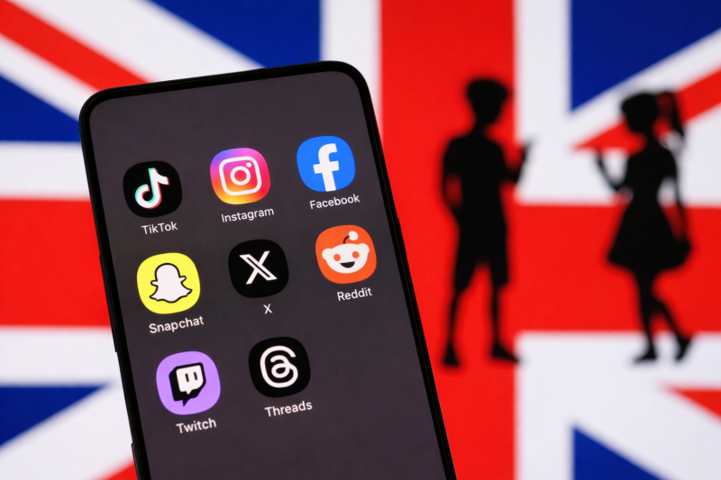 Reino Unido planeja toque de recolher noturno nas redes sociais para adolescentes