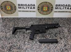 Brigada Militar apreende submetralhadora após informação sobre possível atentado em Santo Ângelo