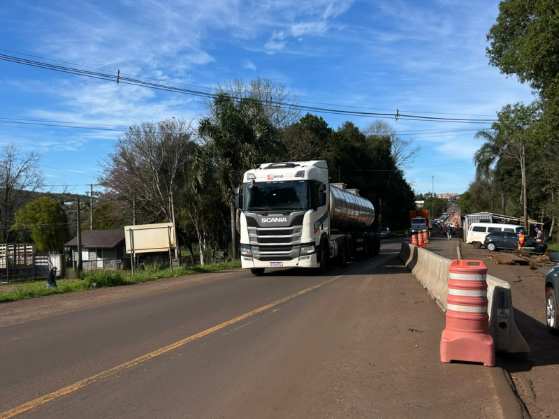 Ponte sobre o Rio Ijuí terá interdição temporária para veículos pesados na ERS-344