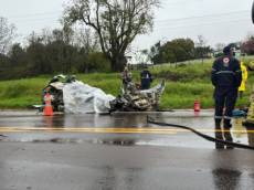 Mulher morre em colisão frontal na BR-285
