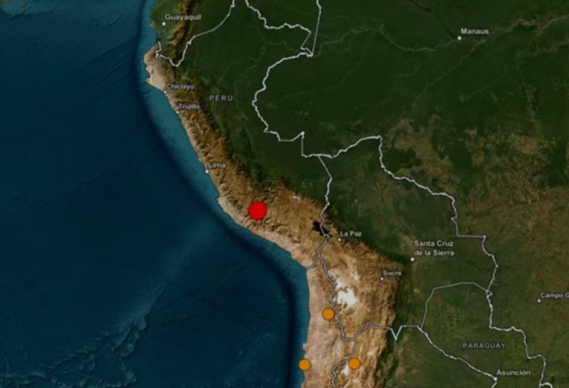 Terremoto no sul do Peru não tem relatos imediatos de danos