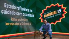 Gabriel apresenta propostas para proteção animal no RS ao lado de Bibiana Terra