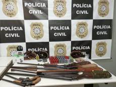 Homem é preso com armas e objeto furtado em Eugênio de Castro