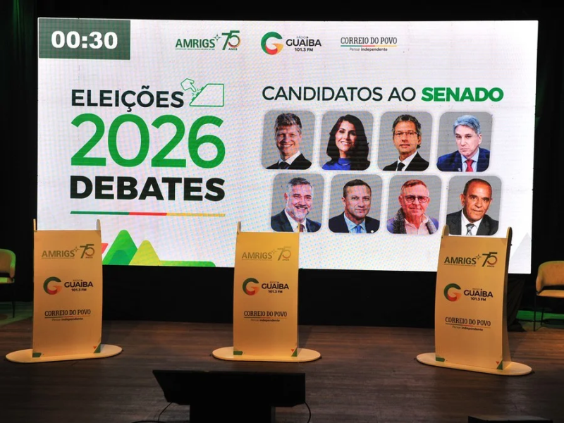 Candidatos ao Senado fazem último debate antes das eleições no RS