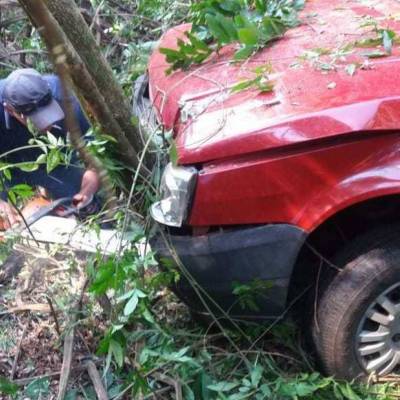 Acidente em Coronel Barros deixa uma vítima ferida 