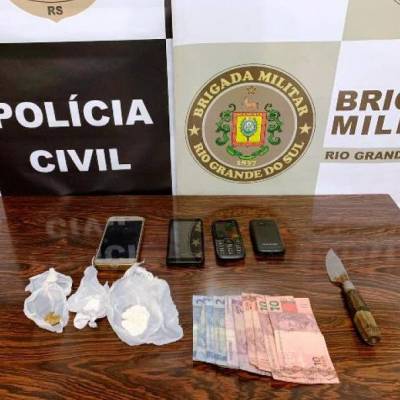 Dois homens são presos por tráfico em São Luiz Gonzaga 