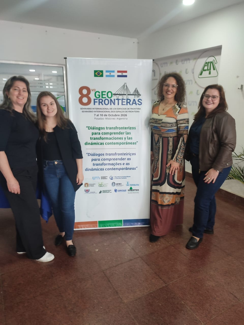 URI Santo Ângelo apresenta 15 pesquisas do PPGDIREITO no 8º GEO FRONTERAS, na Argentina