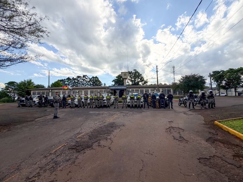 Brigada Militar realiza Operação Fecha Quartel em Santo Ângelo