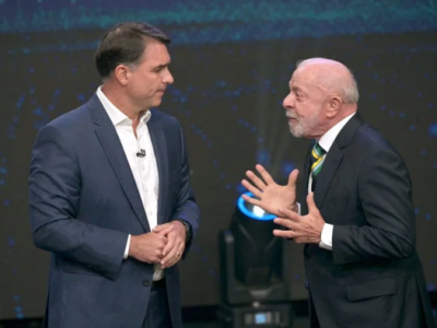 Globo define regras para o debate entre Flávio Bolsonaro e Lula; saiba como vai funcionar