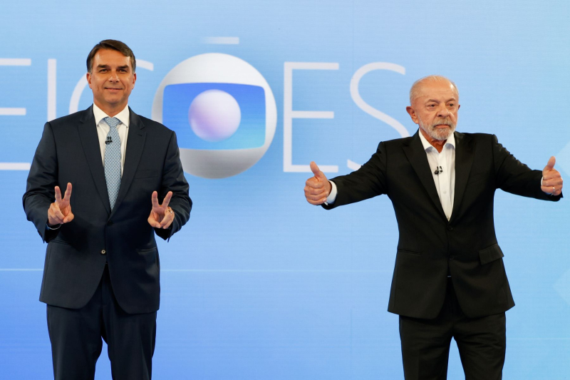 Confira como foi o debate entre Lula e Flávio Bolsonaro na noite de ontem