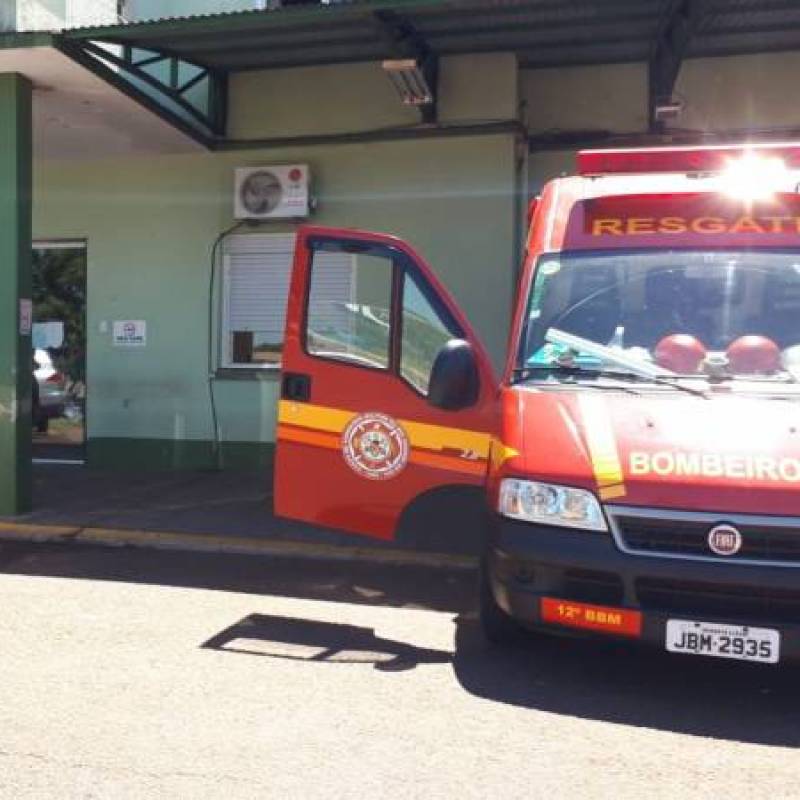 Acidente deixa motociclista ferida, em Três Passos