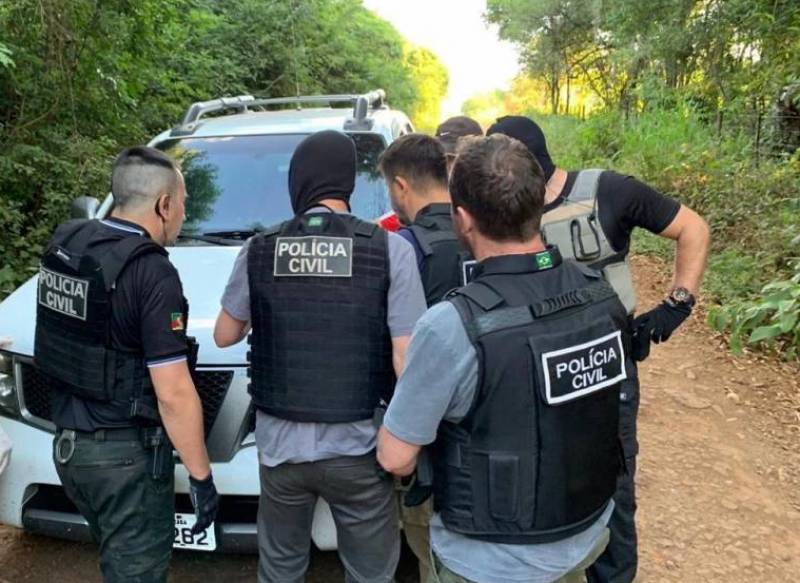 Criminoso é morto após confronto com a polícia em Caibaté nesta segunda-feira