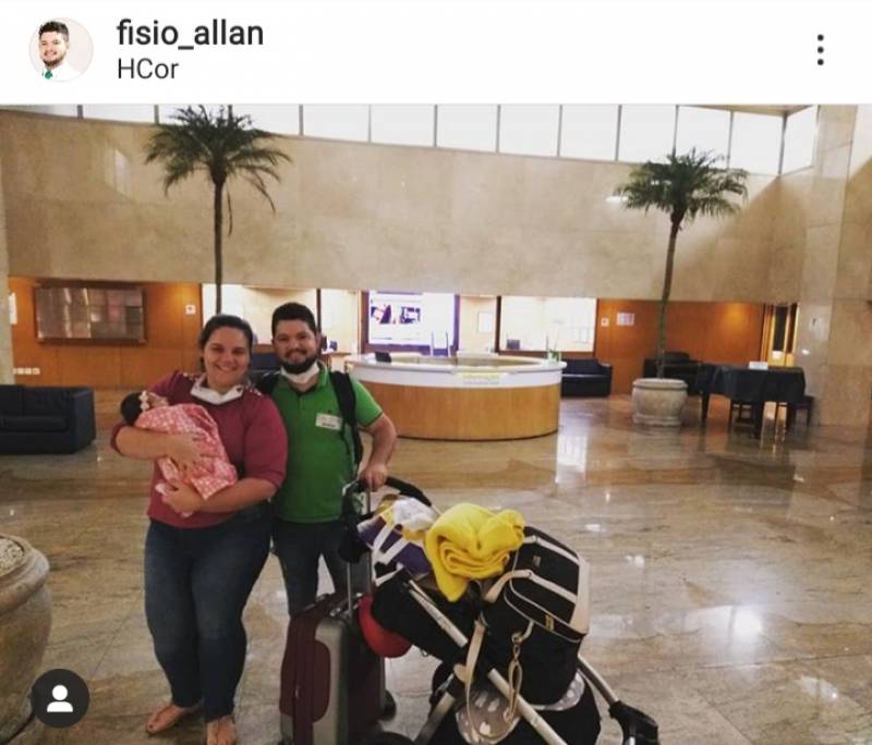 Rafaela volta para casa