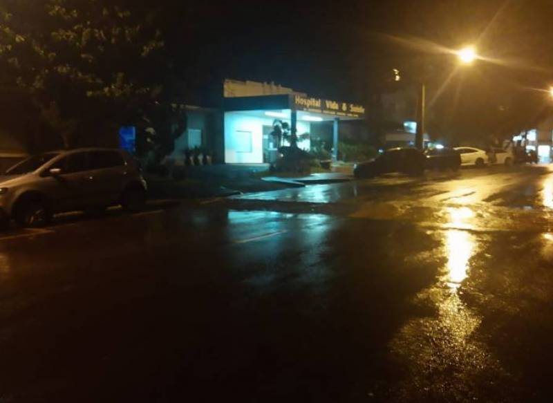 Princípio de incêndio no Hospital Vida e Saúde