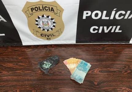 Homem é preso por tele-entrega de drogas em São Luiz Gonzaga