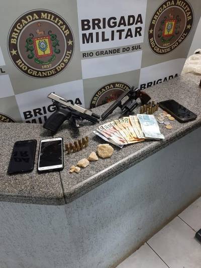 Brigada Militar de Ijuí realiza prisão de suspeitos de tráfico neste final de semana 